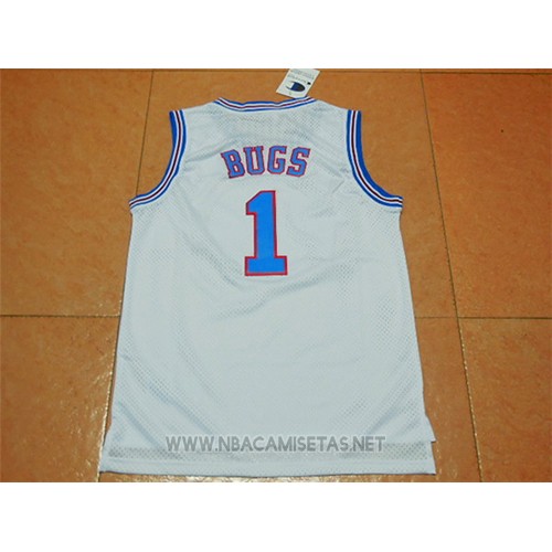 Camiseta Tune Squad Bugs Bunny NO 1 Blanco